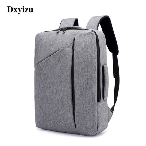 

dxyizu new designer backpacks for men large capacity back bag for man fashion business travelling male lapbackpack 15.6 inch t200326