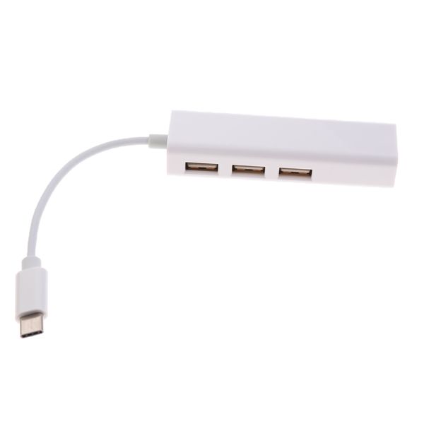 

usb-c usb 3.1 type c to usb hub with rj45 lan adapter for apple macbook air