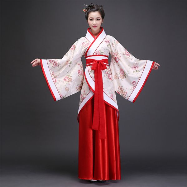 

12colors woman stage dance dress chinese traditional costumes new year tang suit performance hanfu female cheongsam, Black;red