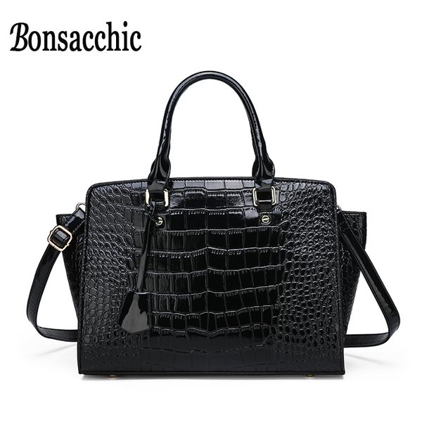 

black leather tote bags for women big bag handbags famous brands alligator large ladies hand bags female handbag bolsa feminina