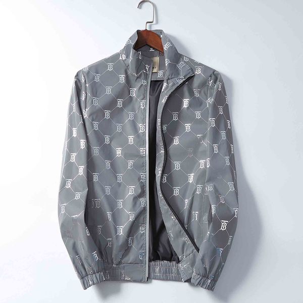 

2020 new fashion trend men's letter jacket men's wear european-american style simple jacket jacket of mail, Black;brown