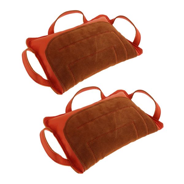 

2 pack dog 3 handles jute bite pillow pet pull pillow chew toy for outdoor dogs training
