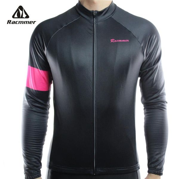 

racmmer 2020 cycling jersey long sleeve mtb clothing bike wear clothes kit bicycle maillot roupa ropa de ciclismo hombre #cx-23, Black;red