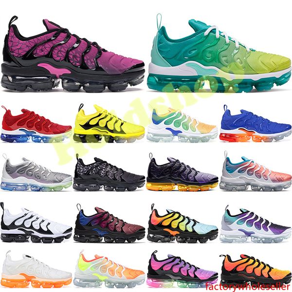 

bumblebee plus tn running shoes mens rainbow lemon lime usa wolf grey be true grape triple black white womens designer shoes sneakers 36-45
