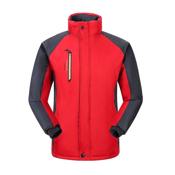 

climbing coat outwear women's waterproof jacket outdoor winter sportswear outdoor hiking jacket thick windproof thermal, Blue;black