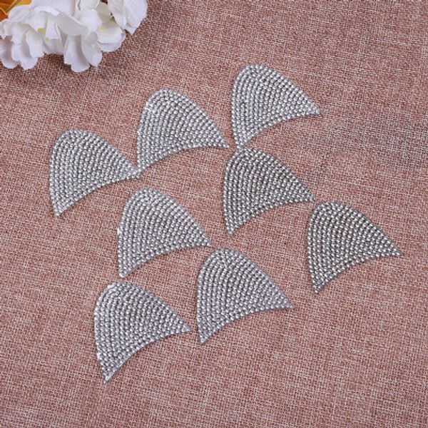 

50шт кошачьи уши горный хрусталь ткань наклейки горячая карта горячий алмаз патч головной убор одежда шляпа обувь сумки производители оптом, Black