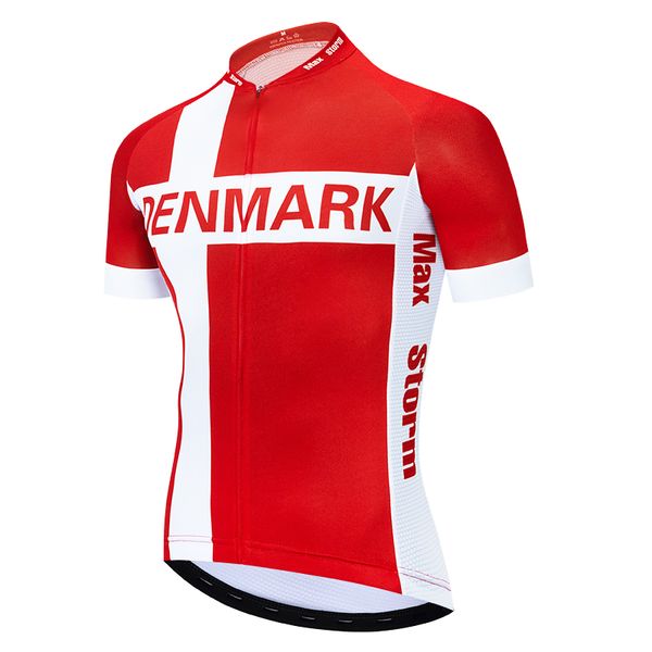 

2019 denmark new team cycling jer ey cu tomized road mountain race max torm reflective zipper 4 pocket