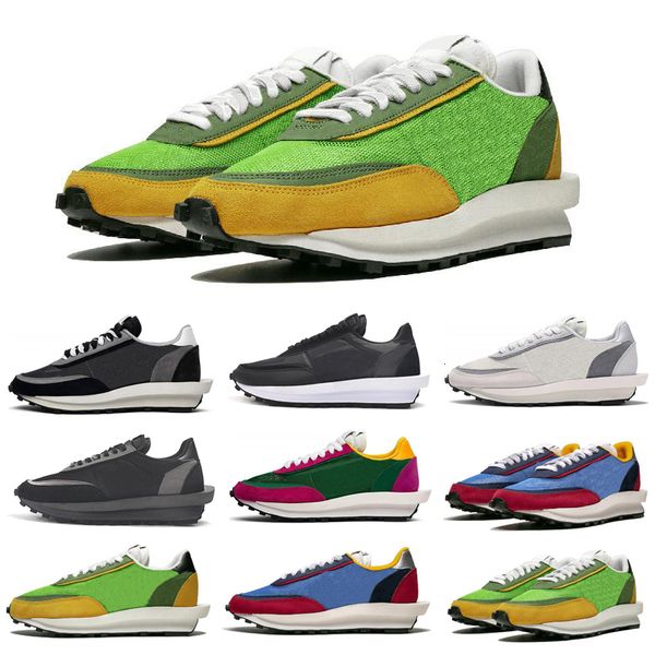 

running shoes sacai ldv waffle for men women black white grey prey pine green gusto varsity blue mens trainers fashion sports sneakers