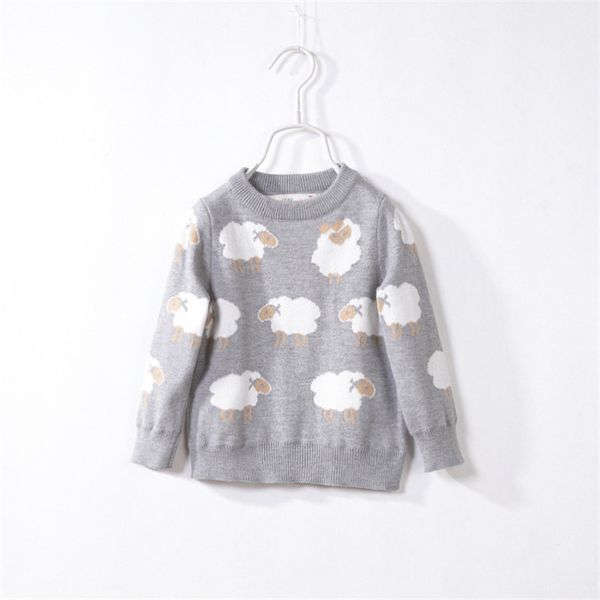 

дети зимние свитера девушки хлопок трикотажные унисекс мультфильм пуловеры мода девушки кардиган детские свитера, Blue