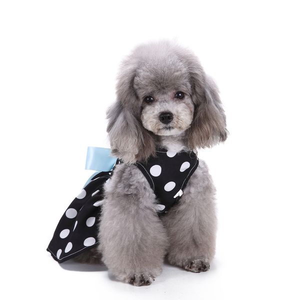 

xs/s/m/l cute polka dot ribbon sweet style dog dress dog clothes cozy dog shirt pet dress #02