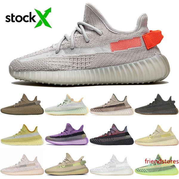 

stock x zyon tail light desert sage cinder earth kanye running shoes 3m relective beluga cloud white men women sports designer sneakers