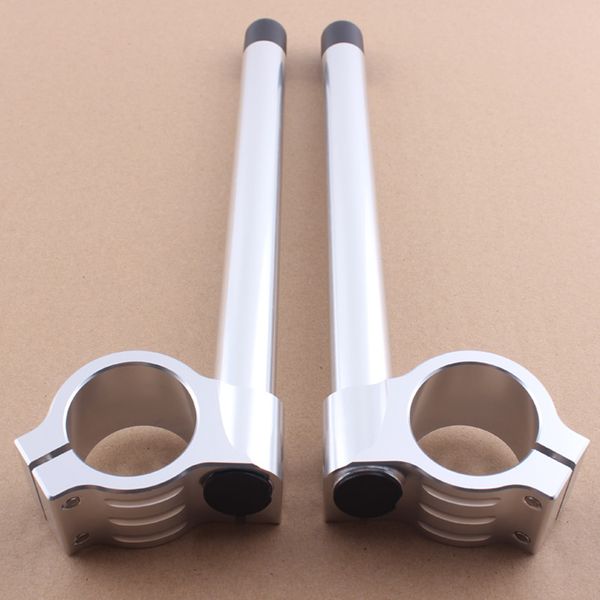 

motorcycle handlebar racing adjustable chrome 31/32/33/35/36/37//39/41/45/50/51 mm clip on fork handle bar cafe racer
