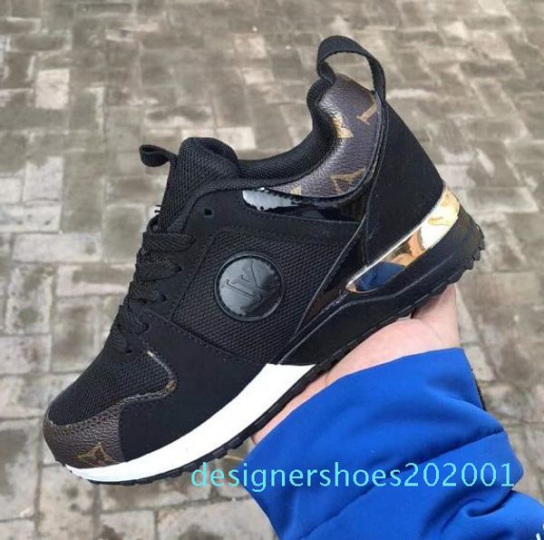 

2019 designer run away shoes luxury men women low cut casual sport running shoes outdoor sneakers zapatillas trainer shoes 36-44 d1, Black
