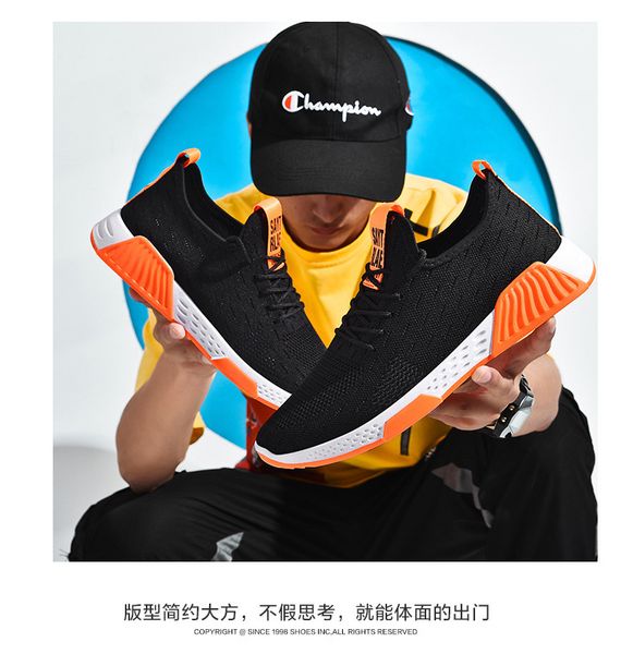 

2019 fitness walking men running shoes outdoor athletic breathable cool black white grey shoes comfortable sneakers 5d
