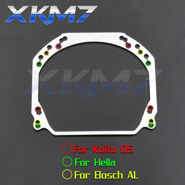 

mounting frame for hella 2 to hella 3r g5/koito q5/e46 al headlight lenses bixenon projector transition bracket adapter retrofit