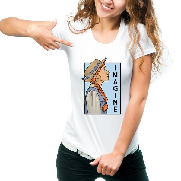 

Cartoon Heroine Motto Summer T Shirt Summer Short Sleeve Shirts Hero Girls Tshirt Top Casual Short T-shirt