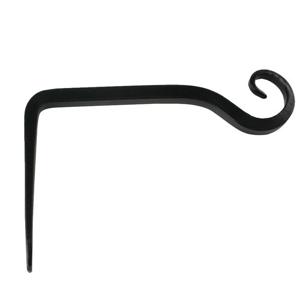 

wrought iron wall-mounted wall hook home decor lantern bracket crafts living room basket black balcony hanging clothes shelf