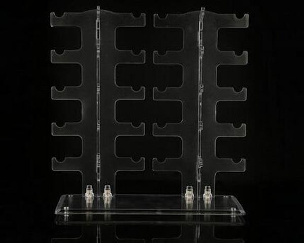 

wholesale-showing stand rack plastic display shelf ing, Silver