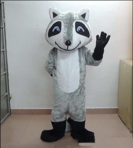 2018 Vendita di fabbrica calda Grey Fox costumi mascotte personaggio adulto costumi in maschera mascotte della squadra scolastica aziendale