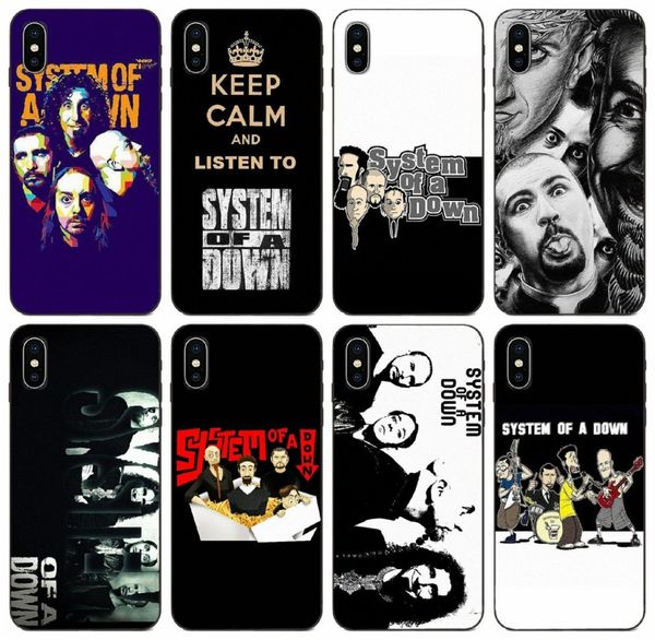 

[tongtrade] system of a down case for iphone x xr xs 11 pro max 8 7 6s 5s plus galaxy a30 a40 a50 huawei mate 10 p20 p30 pro xiaomi 9t case
