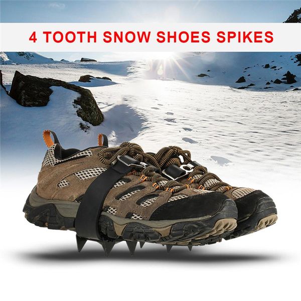 

1 pair of 14 teeth sports non-slip ice and snow clips non-slip shoes boots clips crampons chain nails snow climbing rock climbing fishing
