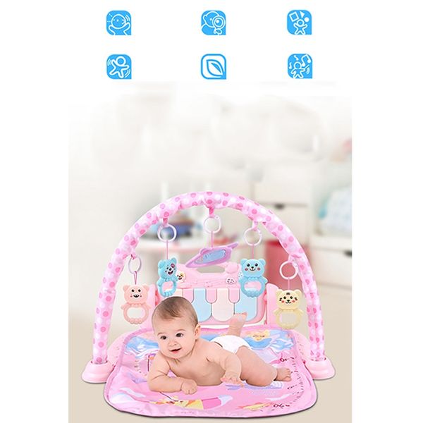 

play mat baby carpet music puzzle mat with piano keyboard educational rack toys infant fitness crawling mat gift for kids gym
