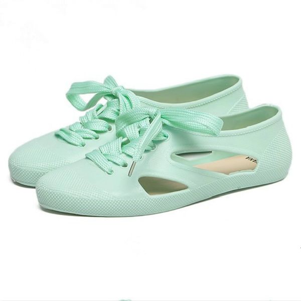 

beach shoes women jelly sandals summer fashion candy-colored resin flat sandals size 36~40, Black