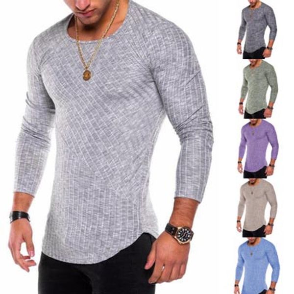 

mens designer sweatshirts fashion long sleeve bottoming shirt for mens solid color luxury stripe skinny top, White;black