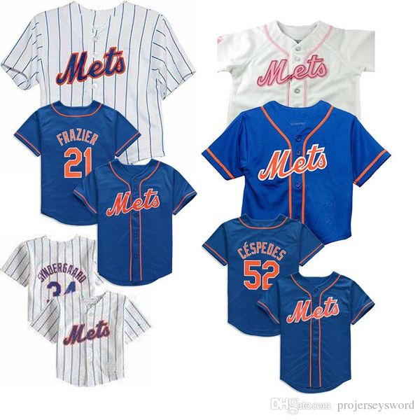 

Baby 2019 New York Pete Alonso Jersey Noah Syndergaard Darryl Strawberry Robinson Cano Wilson Ramos Jacob deGrom Infant Mets Baseball Jersey