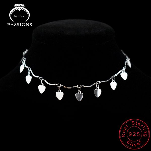 

new arrival bohemia women 925 sterling silver beach anklet on the leg heart pandent anklets bracelet chain for women jewelry, Red;blue