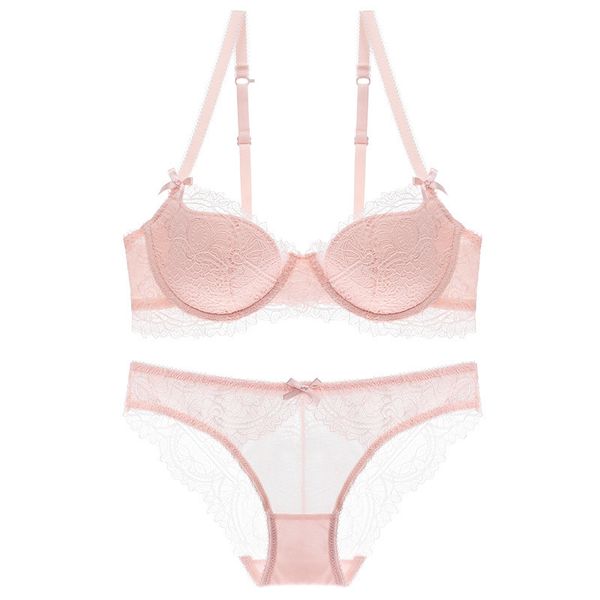 

europe and america new products-cross-strap lace thin mould cup push up beauty back soft steel ring bra set 9198, Red;black