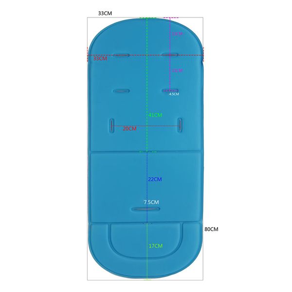 

baby stroller pad general thickening baby stroller cotton pad child dining chair trolley cushion accessories
