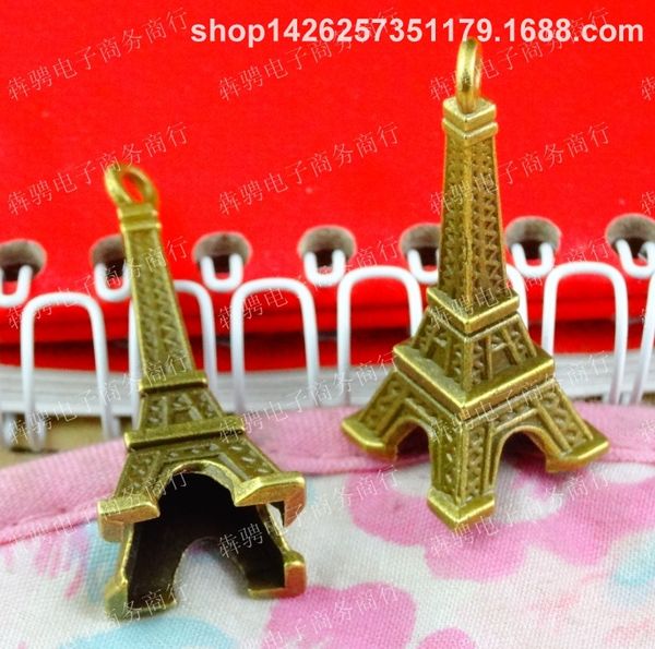40pcs Metal DIY Pendant Eiffel Tower DIY Charms Bracelet Earrings Pendant