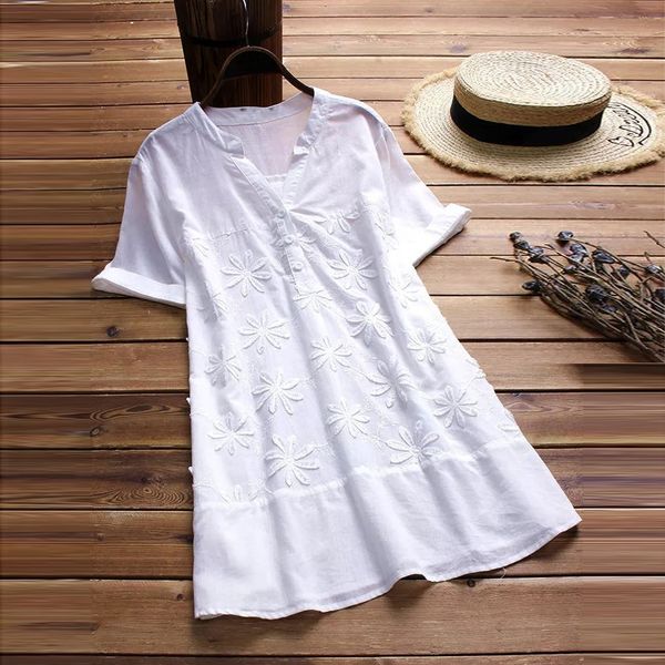

womens casual summer short sleeve large size shirt femme long v-neck lace print tumblr t shrit fashion dames basic blusas, Black;blue