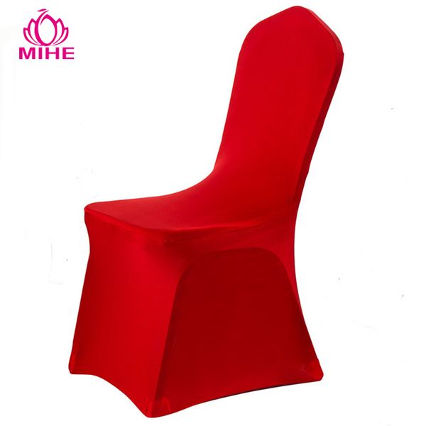 

mihe modern plain wedding chair covers for reataurant banquet l dining party lycra polyester spandex kitchen seat covers