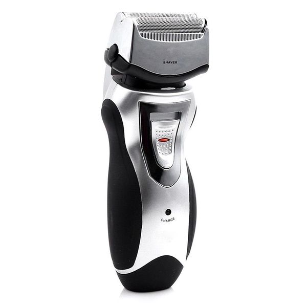 

kemei men's cordless rechargeable reciprocating double blades electric shaver razor trimmer floating heads face care