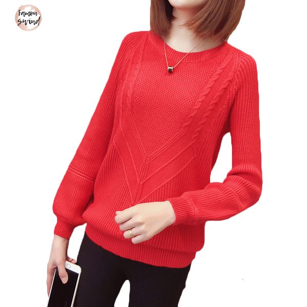 

sweaters women sweater pullovers spring autumn new long sleeve candy colors sweaters womens loose knitted and female oversized sweater, White;black