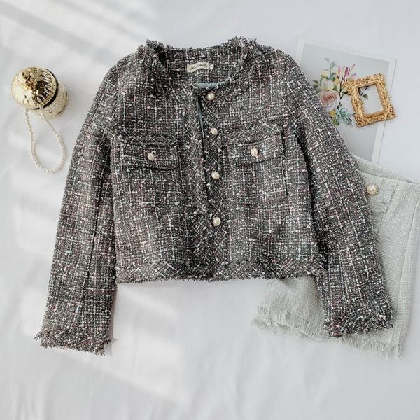 

ladies high end office jacket long sleeve loose wild joker single-breasted cardigan 2019 new autumn ladies fashion elegant coats, Black