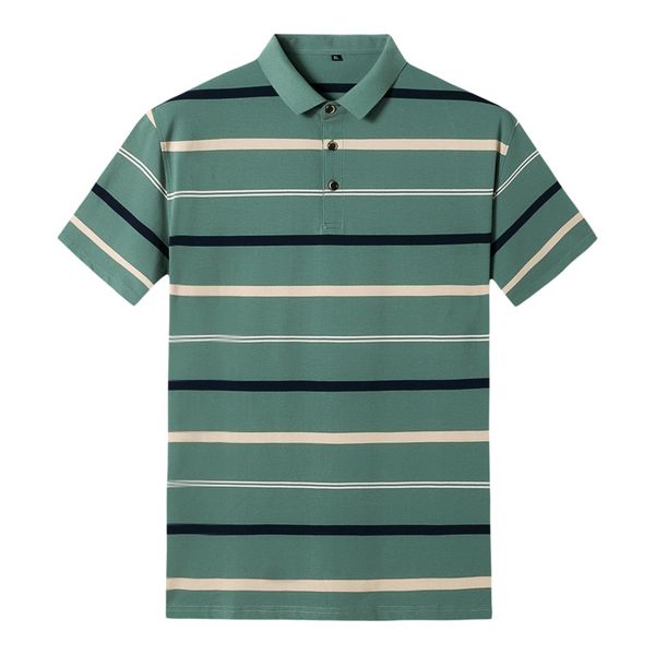 

plus size 8xl 6xl 5xl 4xl style striped 2019 brand fashion shirts short sleeve men summer cotton breathable tee, White;black