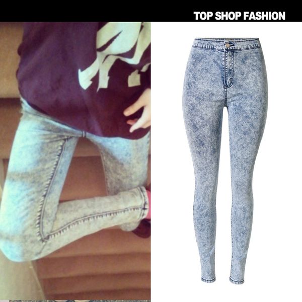 

basic skinny womens jeans ankle pencil pants slim elastic denim pants jean leggings female cotton jeggings jeans women, Blue