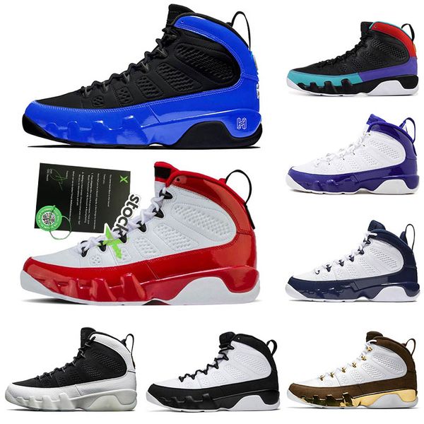 

air jordan retro 9 9s ix mens basketball shoes gym red deep blue bred og space jam release anthracite design sports sneaker trainers