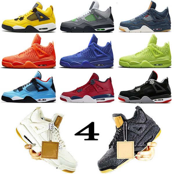 

4 7 13 new fiba neon mesh knit bred denim lvs jeans white blue black travis scott raptors drake s basketball shoes off size - outdoor