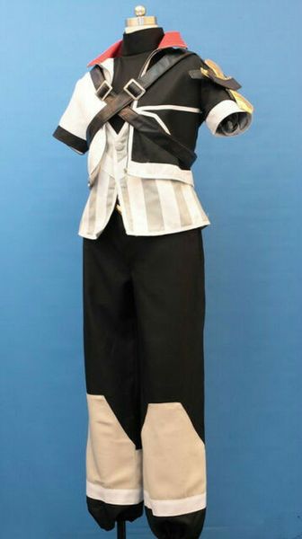 

kingdom hearts 3 ventus cosplay costume custom made, Black;red