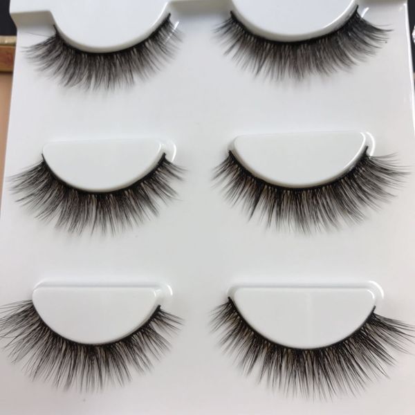 

hbzgtlad 100% handmade 3d mink hair beauty thick long false mink eyelashes fake eye lashes eyelash -34