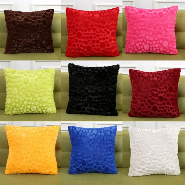 

christmas plush pillow case santa claus printing dyeing sofa bed home decor pillow cover bedroom christmas cushion cover