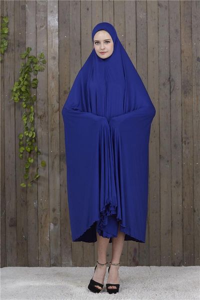 

islamic clothing muslim prayer garment dress women hooded prayer thobe with hijab dubai turkey uae jurken abaya kimono, Red