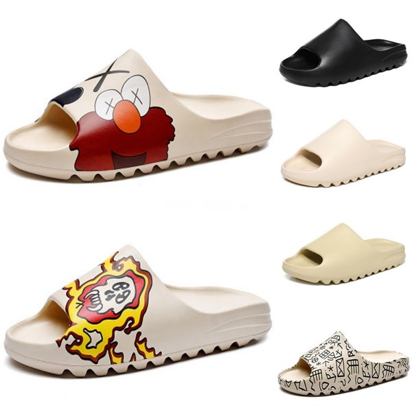 

2020 summer new korean flat sandals word buckle sandals thick bottom clip toe women#910, Black;grey