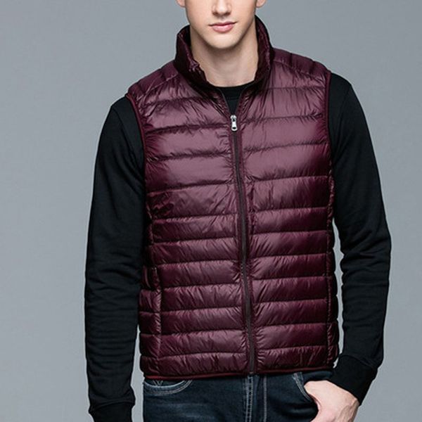

autumn vest men bust 136cm plus size 5xl 6xl 7xl loose men vest, Black
