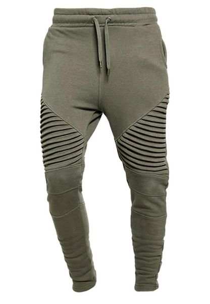 

fitness autumn and winter sports men's jogging feet casual sports trousers muscle brothers pants men jogger fitness clothing, Black