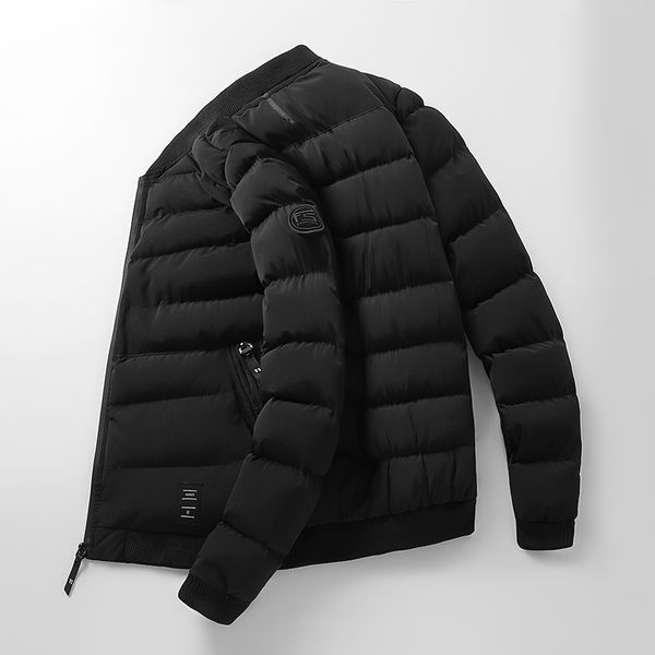 

мужская куртка-парка высокое качество мягкое пальто верхняя одежда мужские куртки и пальто 2019 зима теплая повседневная все-матч мужское па, Black